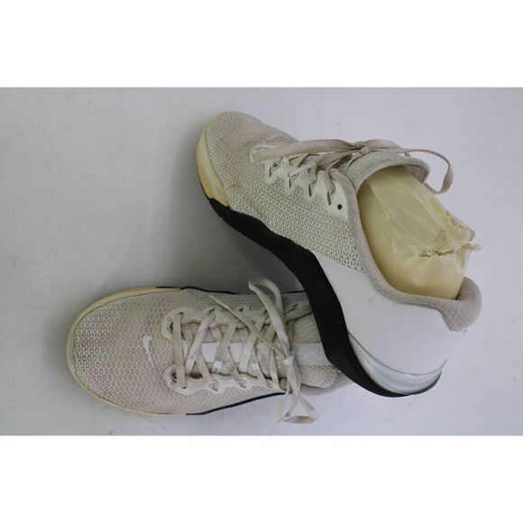 Nike Metcon 5 White Black AQ1189 190 Size US MENS 8 USED CLEAN TRAINING GYM - Picture 1 of 11